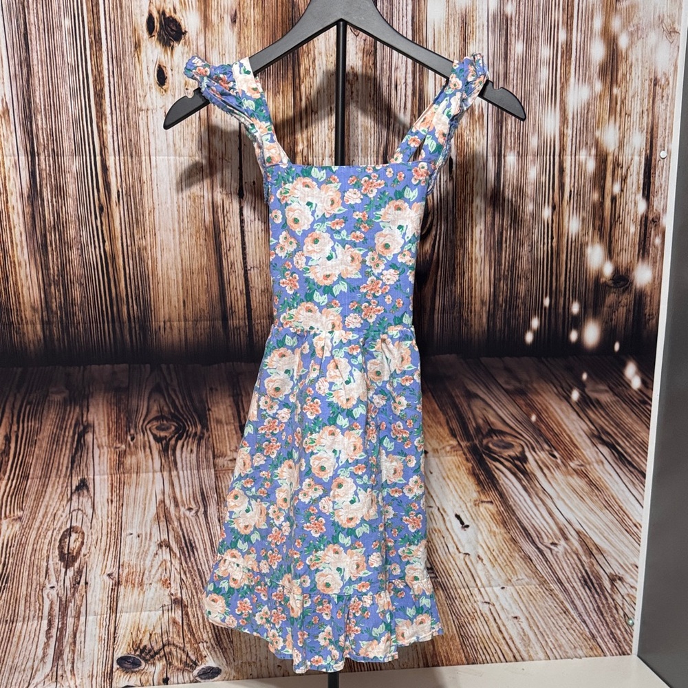 Haute Hippie Kids Blue Floral Dress